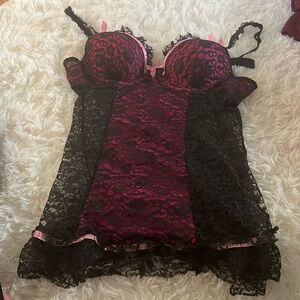 Victoria’s Secret Lace Mini Slip 34B